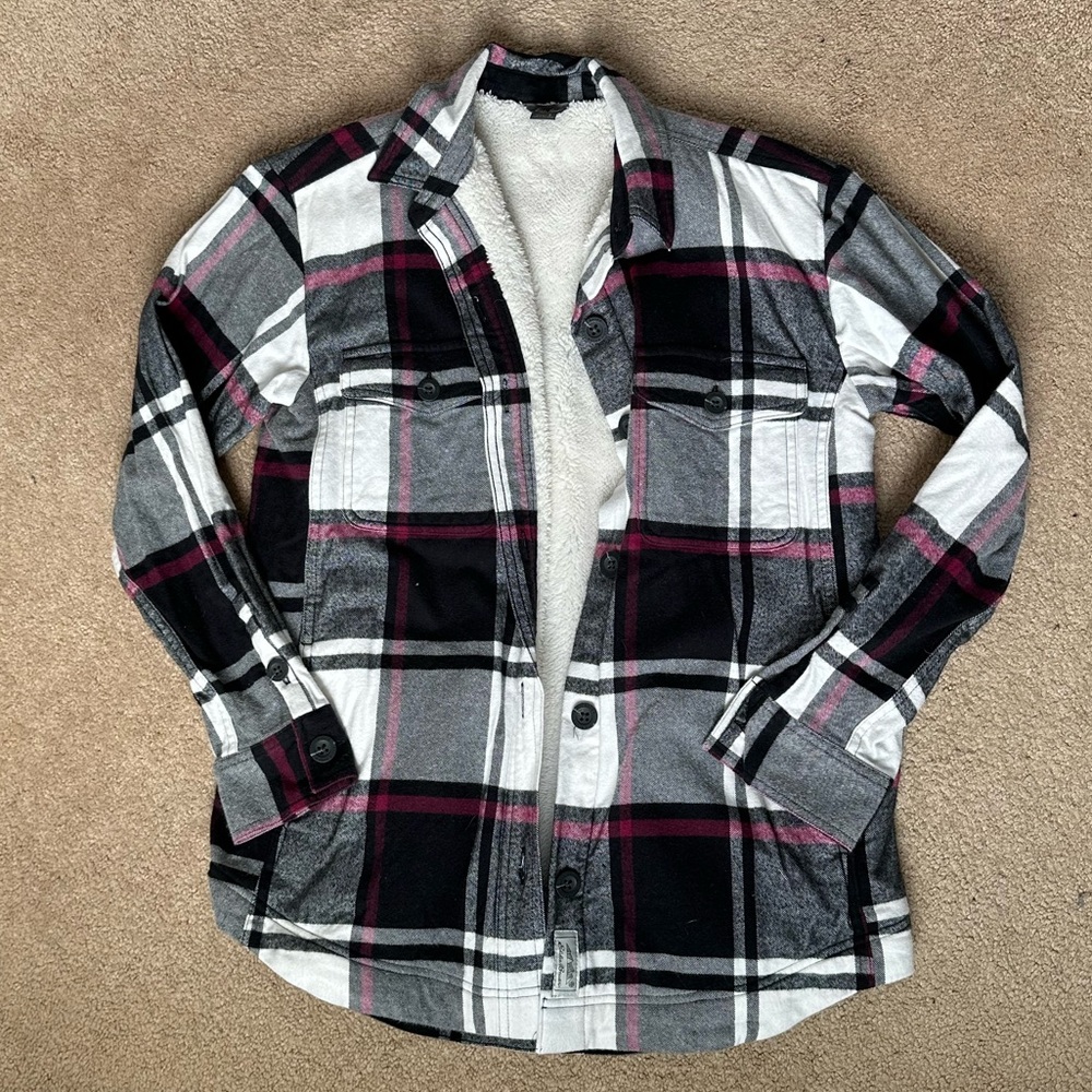 Eddie Bauer Faux Shearling Lined Jacket